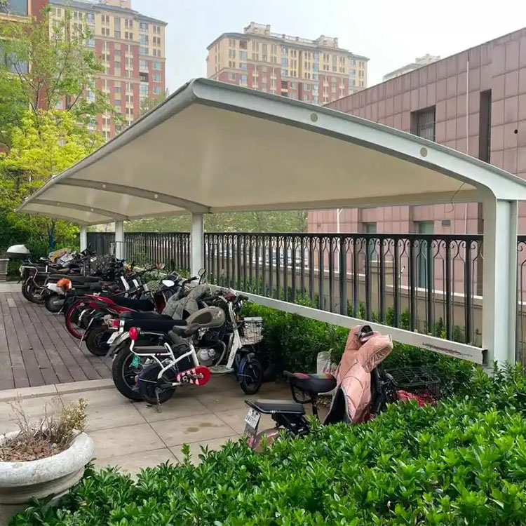 丽水膜结构电动车棚